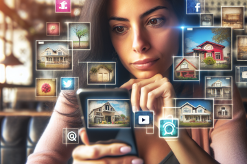 jeune-femme-hispanique-regardant-biens-immobiliers-sur-smartphone-dans-cafe-symboles-medias-sociaux-en-arriere-plan